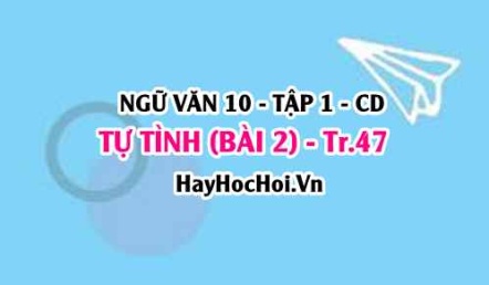 Soạn bài Tự tình (bài 2) trang 47 lớp 10 Cánh Diều tập 1